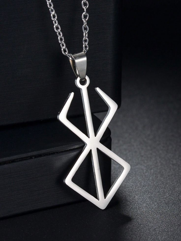 Amine Berserk Rune Viking Rage Anger Necklace