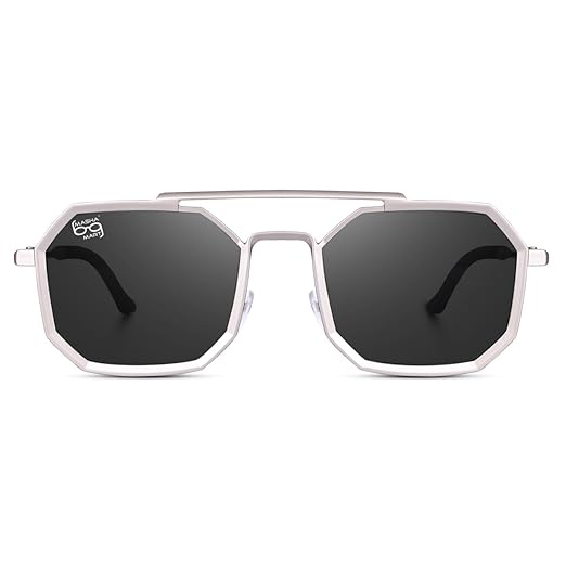 Polarized Hexagonal Sunglasses for Men