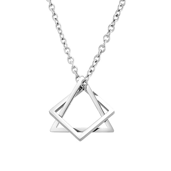 Geometric Stainless Steel  Pendant For Mens