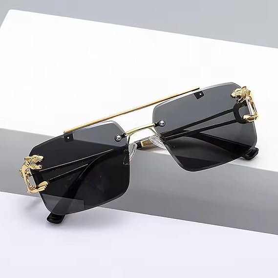 Diamond Cut Rectangular sunglasses for Men